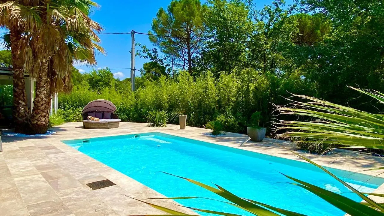 studio indépendant dans villa avec piscine jacuzzi Vidauban
